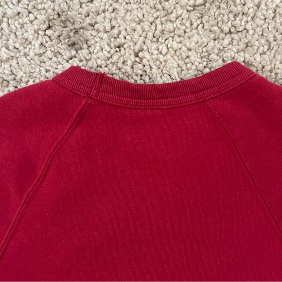 Charlie Hustle Brand Oklahoma Sooners Banner Crewneck Raglan Fleece Sweatshirt - Picture 5 of 8